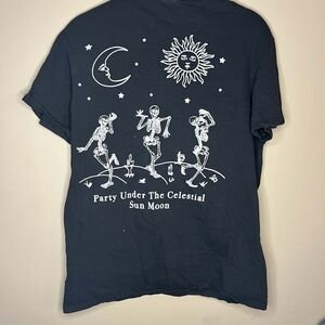 Call Your Mother Skeleton Tarot Party Under The Celestial Sun Moon Tee